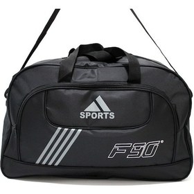 Resim Büyük Boy El Valizi Spor ve Seyahat Çantası Siyah 