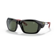 Resim Ray-Ban Ferrari 4367m F65071 59-19 Erkek Güneş Gözlüğü 