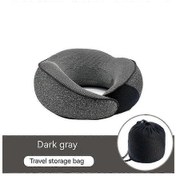 Resim Flyhugz Boyun Yastığı Flyhugz Seyahat Yastığı Wander Plus Seyahat Yastığı Koyu Gri 