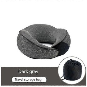 Resim Flyhugz Boyun Yastığı Flyhugz Seyahat Yastığı Wander Plus Seyahat Yastığı Koyu Gri 