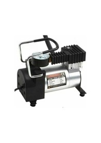 Resim Hava Kompresörü Tek Pistonlu Metal Gövde 12v Araçlar İçin Uyumlu 