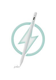 Resim Apple Uyumlu iPad Air 11 İnç 6. Nesil M2 Çip Avuçiçi Red Ve Eğim Özellikli Şarj Göstergeli Tablet Kalemi 