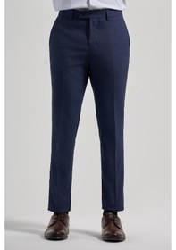 Resim İmza Lacivert Esnek Yandan Cepli Slim Fit Classic Pantolon 1003250160 Lacivert 