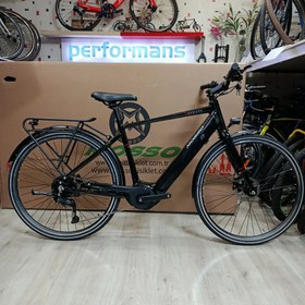 Resim MOSSO HORİZON ELEKTRİKLİ BİSİKLET 28 SHİMANO CUES 9 VİTES HİDROLİK DİSK FREN SİYAH 