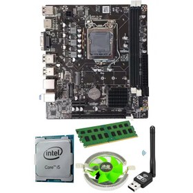 Resim J-TECH S676 i5-2300 3.10GHz 4 Çekirdek + 8GB RAM + H61 WiFi Anakart + Fan Bundle Set 