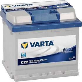 Resim Varta Blue Dynamic C22 12 V 52 Ah 470 CCA Akü 