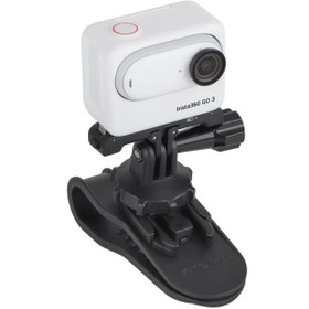 Resim Insta360 Sunnylife Zj585 Sun Visor Kamera Montajı Hızlı Serbest Bırakma Tutucu 360 Derece Dönen Vlog Braketi Siyah 