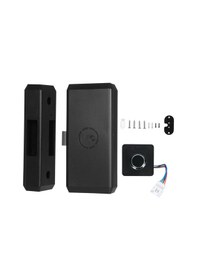 Resim Singree Parmak İziyle Açılabilen Çekmece Kilidi - Abs Plastik, 20 Parmak İzi Kaydı, Aaa Pil İle Çalışır Pil Hariç 