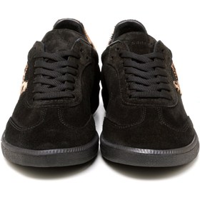 Resim Sneaker Günlük Kadın Rc-25y-088-m-vade John May Siyah Süet-leopar Siyah 