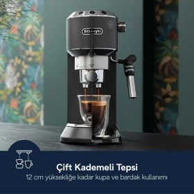 Resim Esmo Home Delonghi Dedica Manuel Espresso Makinesi EC685.BK 