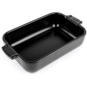 Resim Peugeot Appolia Dikdörtgen Fırın Kabı Satin Siyah 22 cm 