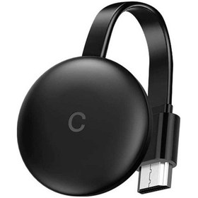 Resim G12 Chromecast Kablosuz Hdmı Ses Ve Görüntü Aktarıcı-Siyah 