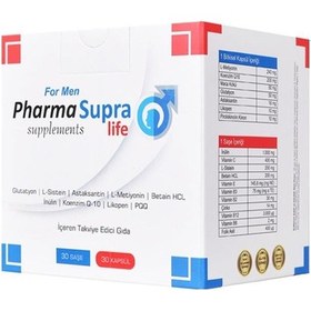 Resim Supralife Pharma Supralife Supplements For Men 30 Saşe 