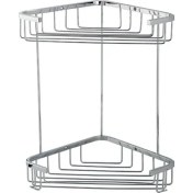 Resim Çelik Banyo 18*18 cm Eda 2'li Şampuanlık 