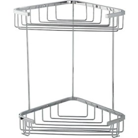 Resim Çelik Banyo 18*18 cm Eda 2'li Şampuanlık 