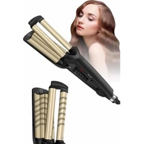 Resim Zero Land Zeroshop Profesyonel Seramik Kaplama Saç Şekillendirici Wag Maşa Isı Ayarlı 