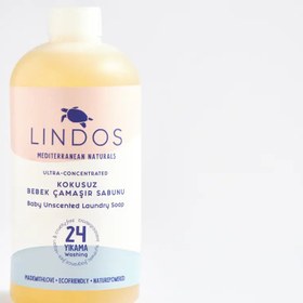 Resim Doğal Bebek Çamaşır Deterjanı Bitkisel Sabun (6'lı Paket) - 600ml 