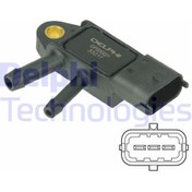 Resim Delphı Dps00021 - Dpf Sensor Volvo C30 10 15 C70 10 13 S40 Iı 10 