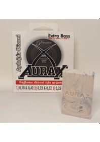 Resim Aurax Ax-18p-s Saz Teli Profesyonel 0.18 Kısa Sap Extra Bass Sabun Hediyeli 