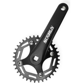 Resim Sunrun Wıng 211-069 Tekli Bisiklet Aynakol - 34T | 170 mm | Alüminyum | Bcd 104 mm | Kare Mil Uyumlu 