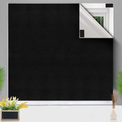 Resim 1 Paket Karartma Perdeleri Yatak Odası için - Taşınabilir Geçici Pencere Şemsiyeleri Döngü ve Kancayla, Seyahat, Ofis ve Ev Kullanımı için %100 Işık Bloklayan Ekran, Siyah, Ofis Perdeleri | Vintage Tarzı Perdeler | Naylon Kumaş Perdeler, Yatak Odası için Perdeler 