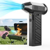 Resim ANKNQ Mini Sıkıştırılmış Hava Üfleyici Jet Fanı, Turbo Jet Üfleyici, Şiddetli Turbo Jet Üfleyici, Turbo Fan, Turbo Fan Jet Üfleyici, Süper Güçlü Turbo Fan, Hava Tabancası, Kuş Avı için Hava Tabancası, Sıkıştırılmış Hava Duster, USB Şarj Edilebilir Araba Temizleme, Kamp, Patio, Çim Bakımı ve Ev Kurutma Makinesi 