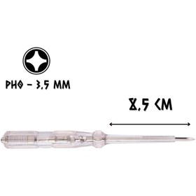 Resim CER-PA NORM Kontrol Kalemi Yıldız Uçlu PH0 - 18.5 cm. 