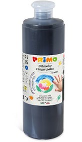 Resim Primo Yıkanabilir Parmak Boyası - Siyah 750ml 