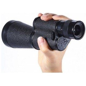 Resim Baigish 7x50 Metal Deri Kaplamalı Rus Modeli Monoküler Dürbün Siyah 
