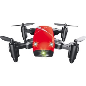 Resim KingKuee S9 Katlanır Mini Uçak Havadan Uzaktan Kumandalı Uçak Yüksek ve Küçük Uçak Taşınabilir Cep Helikopteri Kırmızı (Yurt Dışından) 