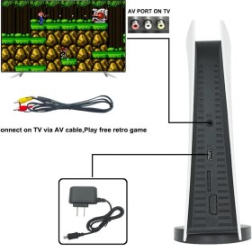 Resim Tntech Gs5 Oyun Konsolu Çift Kollu Kablolu 200 Oyun Yüklü Nostaljik Atari 