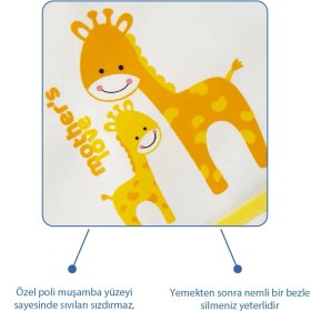 Resim Babyjem Poli Muşamba Mama Önlüğü Küçük Sarı 