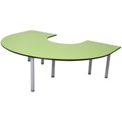 Resim Grup Çalışma Masası U Şekli̇nde Mavi 