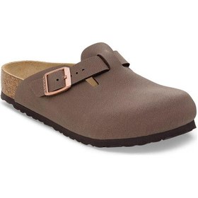 Resim Birkenstock Boston Kıds Bf Nu Unisex Terlik Brk1030809 Kahverengi 