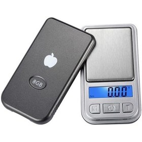 Resim Diamond Dijital Göstergeli Mini Elma Hassas Cep Terazisi Mp-3 200 Gr-0.01 