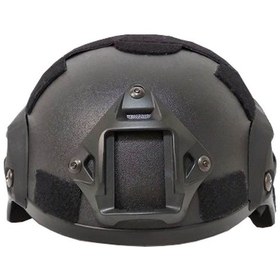 Resim Tactical Airsoft Kask Kompozit Başlık Koruyucu Miğfer Siyah-3823 Siyah 