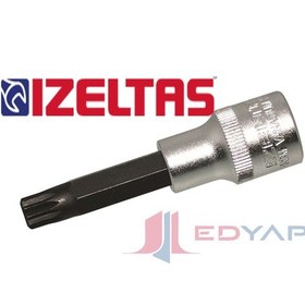 Resim İzeltaş 1-2" On İki Köşe Lokmalı Bits Uç Orta Boy Yivli 8 