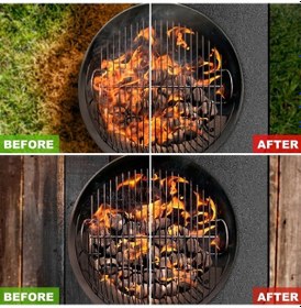 Resim Çift İplikli Su Geçirmez, Alev Geciktirici, Yırtılmaya Dayanıklı Barbekü Ve Izgara Matı 