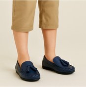 Resim JOJO KIDS Erkek Çocuk Ortopedik Ayakkabı Timberland Hakiki Deri Makosen Babet Klasik Ayakkabı 