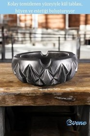 Resim Evene Küllük Gümüş Eskitme Kül Tablası Model 3, e.kullukmodel3 