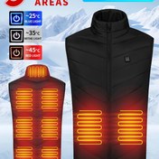 Resim Erkekler için Elektrikli Isıtmalı Yelek - USB-C Şarj Edilebilir Taşınabilir Isıtıcı Ceket, -18°C ila +50°C Akıllı Sıcaklık Kontrolü, Kamp, İşe Gidiş-Geliş ve Ofis İçin Hafif Isıtma Ceketi - Aşırı Soğuk Hava Koşulları İçin İdeal, Portatif Isıtıcı, Dış Mekan Sıcaklığı, Modern Outdoor Giyim, Şık Tasarım, Dayanıklı Dış Mekan Kıyafet, Yüksek Kaliteli Isıtma 