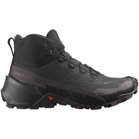 Resim Salomon 417310 Cross Hike Mid Gtx 2 W Black/chocolate Plum/black Kadın Outdoor Bot 