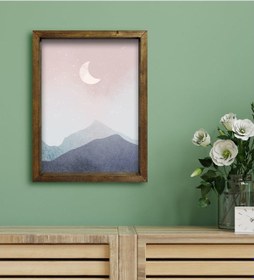 Resim Bk Gift Otel Odası Konseptli Doğal Masif Ahşap Çerçeveli Tablo 30 (551120275) 