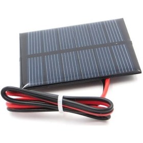 Resim Ece Güneş Paneli 3.7V 1W 270mA 110mm x 69mm 20cm Kablolu 