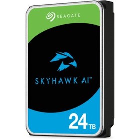 Resim 24 Tb Seagate 3.5 Skyhawk Aı Sata 512mb 7/24 Guvenlık St24000ve002 5 Yıl Resmı Dıst Garantılı 