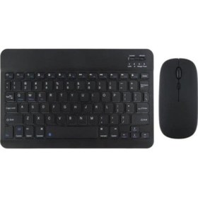 Resim Platoon PL-388 Kablosuz Bluetooth Şarjlı Q Klavye Mouse Set 