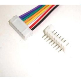 Resim 2MM 8PİN JST PH KABLOLU KONNEKTÖR BEYAZ TAKIM 20CM 