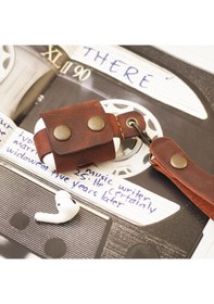 Resim Apple Uyumlu AirPods Pro Deri Kılıf - El Yapımı & Gerçek Deri - Rose 