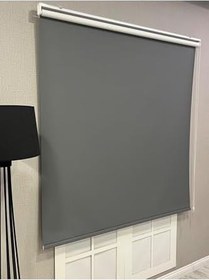 Resim %100 Işık Geçirmez Blackout Stor Perde, Antrasit Gri, 70 x 200 