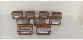 Resim Nostalji Radyo Görünümlü Kumbara, Kahverengi Beyaz, 17,5x11,5x7,5 cm, MDF Malzeme 